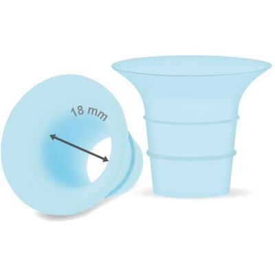 Maymom inserto de embudo 18 mm compatible con Elvie eléctrico simple y doble y copa Elvie Stride 24 mm; compatible con Medela PersonalFit Flex; accesorio compatible no original Maymom inserto de embudo 18 mm compatible con Elvie eléctrico simple y doble y copa Elvie Stride 24 mm; compatible con Medela PersonalFit Flex; accesorio compatible no original
