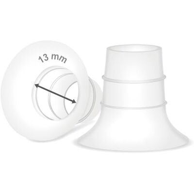 Maymom insertos de embudo 13 mm compatible con Medela y embudos de 24 mm Spectra Momcozy Willow; reduce de 24 mm a 13 mm; 2 piezas Maymom insertos de embudo 13 mm compatible con Medela y embudos de 24 mm Spectra Momcozy Willow; reduce de 24 mm a 13 mm; 2 piezas