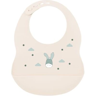 Nattou Babero Bebé Silicona con Bolsillo – Babero Impermeable – Antimanchas Sin BPA – Alimentación – 28 cm – Arena Nattou Babero Bebé Silicona con Bolsillo – Babero Impermeable – Antimanchas Sin BPA – Alimentación – 28 cm – Arena