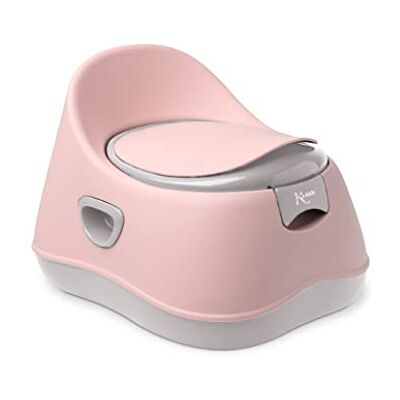 Kiokids Orinal Infantil Con Tapa Rosa Y Gris Kiokids Orinal Infantil Con Tapa Rosa Y Gris