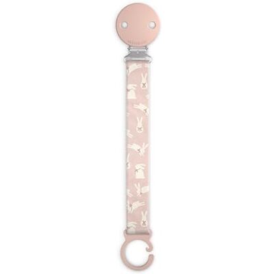 SUAVINEX , Chupetero de Tela para Bebés, Cinta con Diseño a Doble Cara, Cadena Chupete Bebé, Sujeta Clip con Pinza, para Chupetes con Anilla. +0 Meses, Apto Recién Nacido, Wonder Conejitos Rosa SUAVINEX , Chupetero de Tela para Bebés, Cinta con Diseño a Doble Cara, Cadena Chupete Bebé, Sujeta Clip con Pinza, para Chupetes con Anilla. +0 Meses, Apto Recién Nacido, Wonder Conejitos Rosa