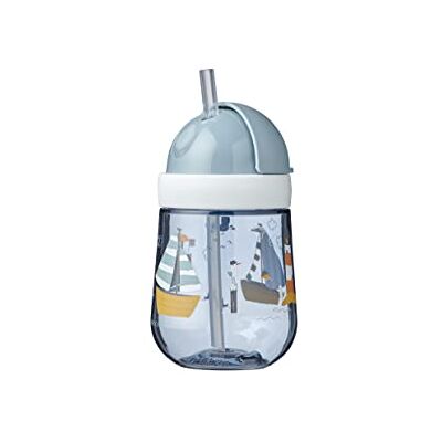 Mepal – Taza con pajita – Sailors Bay – taza de aprendizaje para bebés a partir de 9 meses – anti-derrames apta para el lavavajillas Mepal – Taza con pajita – Sailors Bay – taza de aprendizaje para bebés a partir de 9 meses – anti-derrames apta para el lavavajillas