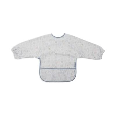Jollein Babero para bebé con mangas Impermeable Lavable Cloudy Blue Jollein Babero para bebé con mangas Impermeable Lavable Cloudy Blue