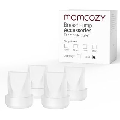 momcozy Mobile Style M6 Válvulas, Accesorios de Repuesto Originales para el Extractor de Leche Mobile Style M6, 4 Piezas momcozy Mobile Style M6 Válvulas, Accesorios de Repuesto Originales para el Extractor de Leche Mobile Style M6, 4 Piezas