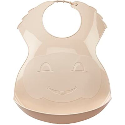 Thermobaby Babero semirrígido con purpurina, color marrón Thermobaby Babero semirrígido con purpurina, color marrón