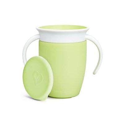 Munchkin Taza antigoteo Miracle 360º con asas y tapa 200ml Verde Munchkin Taza antigoteo Miracle 360º con asas y tapa 200ml Verde