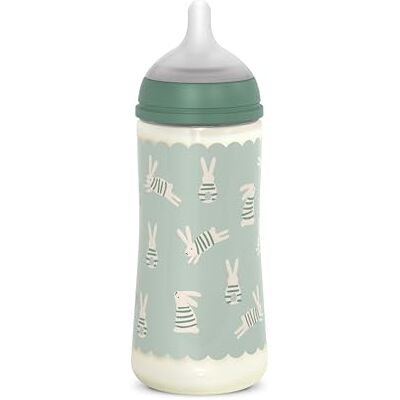 SUAVINEX , Biberón de 360 ml, con Tetina Fisiológica SX Pro de Silicona, con válvula Anticólico, de Flujo Denso (L), para Líquidos Densos, Apto Papillas Líquidas. Bebés +6 Meses. Wonder, Verde SUAVINEX , Biberón de 360 ml, con Tetina Fisiológica SX Pro de Silicona, con válvula Anticólico, de Flujo Denso (L), para Líquidos Densos, Apto Papillas Líquidas. Bebés +6 Meses. Wonder, Verde