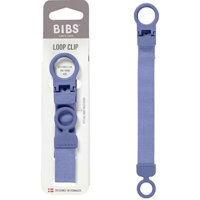 Bibs Clip para chupete Loop: elegante, operación segura con una mano, se adapta a todos los y a la mayoría de las marcas, lavable a máquina, a partir de 0 años. Peri Bibs Clip para chupete Loop: elegante, operación segura con una mano, se adapta a todos los y a la mayoría de las marcas, lavable a máquina, a partir de 0 años. Peri