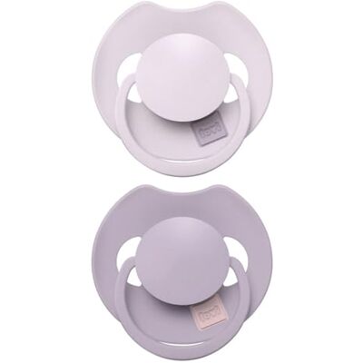 Difrax LOVI Chupete dinámico de 0 a 6 meses, color rosa claro y púrpura, 2 piezas, fácil de aceptar, libre de BPA, silicona de alta calidad y duradera Difrax LOVI Chupete dinámico de 0 a 6 meses, color rosa claro y púrpura, 2 piezas, fácil de aceptar, libre de BPA, silicona de alta calidad y duradera
