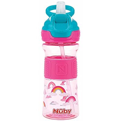 Nuby Taza Flip-It Hecha De Tritan Con Boquilla De Silicona Blanda 360Ml Rosa 3Años+ Nuby Taza Flip-It Hecha De Tritan Con Boquilla De Silicona Blanda 360Ml Rosa 3Años+