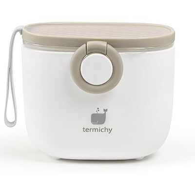 Termichy Porcionador de Leche en Polvo para Bebé, Dispensador de Leche en Polvo, 250g Contenedor Portátil Hermético para Leche en Polvo para Viaje, con Raspador y Cuchara (Caqui,1 Pieza) Termichy Porcionador de Leche en Polvo para Bebé, Dispensador de Leche en Polvo, 250g Contenedor Portátil Hermético para Leche en Polvo para Viaje, con Raspador y Cuchara (Caqui,1 Pieza)