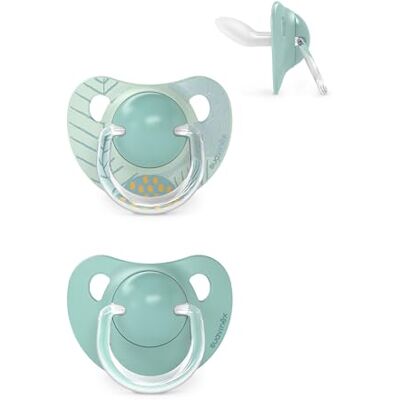 SUAVINEX , Pack de 2 Chupetes con Tetina Anatómica de Silicona SX Pro, para Bebés +18 Meses, Tetina más Plana y Flexible, Dreams Azul SUAVINEX , Pack de 2 Chupetes con Tetina Anatómica de Silicona SX Pro, para Bebés +18 Meses, Tetina más Plana y Flexible, Dreams Azul