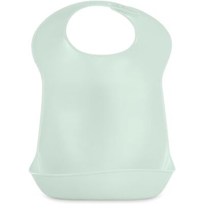 Miniland Babero menta con bolsillo para migas fabricado en España para los más pequeños. Miniland Babero menta con bolsillo para migas fabricado en España para los más pequeños.