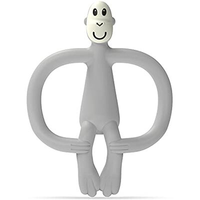 MATCHSTICK MONKEY Original Juguete de Dentición Mono, Gris (Grey), 6-18 Meses MATCHSTICK MONKEY Original Juguete de Dentición Mono, Gris (Grey), 6-18 Meses