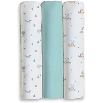 Interbaby Pack 3 Gasas bebé Muselina Color: 3 Talla: Unic Interbaby Pack 3 Gasas bebé Muselina Color: 3 Talla: Unic