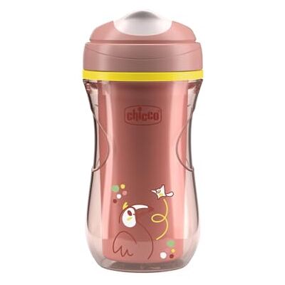 Chicco Vaso Active, Vaso de plástico para niños 266 ml, Vaso para niños 14+ meses para aprender a beber, Térmico con boquilla ergonómica antimordeduras y válvula Easy Sip, 0% BPA, Rosa Chicco Vaso Active, Vaso de plástico para niños 266 ml, Vaso para niños 14+ meses para aprender a beber, Térmico con boquilla ergonómica antimordeduras y válvula Easy Sip, 0% BPA, Rosa
