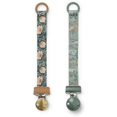 Elodie Details Clip Chupete para Niño Niña – Cadena de Chupete Duradera con Clip – Portachupetes sin BPA – Correa de Poliéster Reciclado – Unisex para Bebé, Pack de 2- Pimpernel/Owl & Willow Elodie Details Clip Chupete para Niño Niña – Cadena de Chupete Duradera con Clip – Portachupetes sin BPA – Correa de Poliéster Reciclado – Unisex para Bebé, Pack de 2- Pimpernel/Owl & Willow
