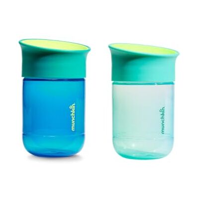 Munchkin Taza Bebé Miracle 360 Pack 2 12m+ 296ml Azul Oscuro/Azul Munchkin Taza Bebé Miracle 360 Pack 2 12m+ 296ml Azul Oscuro/Azul