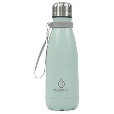 Olmitos Botella Térmica de Acero Inoxidable, 350 ml, Azul Olmitos Botella Térmica de Acero Inoxidable, 350 ml, Azul