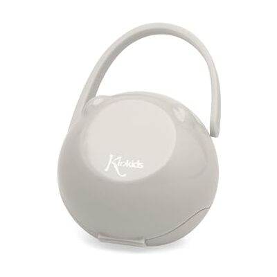 Kiokids Portachupetes Con Gancho Gris Kiokids Portachupetes Con Gancho Gris
