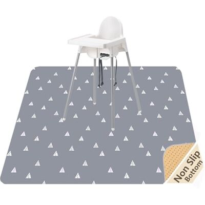 WOMUMON Alfombrilla impermeable para silla alta, artes, manualidades, antideslizante, lavable WOMUMON Alfombrilla impermeable para silla alta, artes, manualidades, antideslizante, lavable
