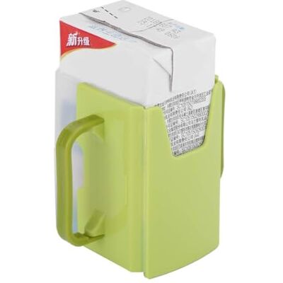 Zerodis Soporte para leche para bebés, Soporte de bebida de leche ajustable a prueba de derrames con mango para Caja de jugo para niños herramienta de cocina (verde) Zerodis Soporte para leche para bebés, Soporte de bebida de leche ajustable a prueba de derrames con mango para Caja de jugo para niños herramienta de cocina (verde)