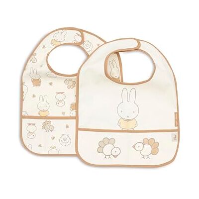 Jollein Baberos para bebé – Miffy Family Farm – Paquete de 2 – Baberos impermeables – Con cierre de velcro y bolsillo antigoteo – Babero para bebé – Babero antibabas – Lavable a máquina Jollein Baberos para bebé – Miffy Family Farm – Paquete de 2 – Baberos impermeables – Con cierre de velcro y bolsillo antigoteo – Babero para bebé – Babero antibabas – Lavable a máquina