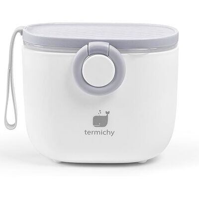 Termichy Dispensador de fórmula para bebés, contenedor dispensador de fórmula portátil para viajes, actividades al aire libre para bebés, 250g(gris, 1 paquete) Termichy Dispensador de fórmula para bebés, contenedor dispensador de fórmula portátil para viajes, actividades al aire libre para bebés, 250g(gris, 1 paquete)