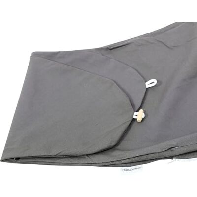 HOBEA-Germany Funda de Almohada de Lactancia para Cojines de Lactancia 190cm (Antracita) HOBEA-Germany Funda de Almohada de Lactancia para Cojines de Lactancia 190cm (Antracita)