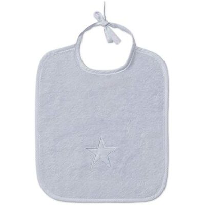 Möve Stars Babero, 29 x 34 cm, Color Plateado Möve Stars Babero, 29 x 34 cm, Color Plateado