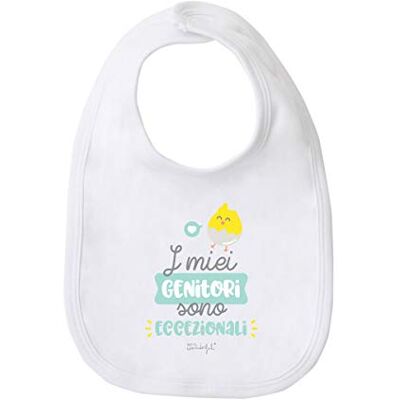 Mr. Wonderful Babero Mis padres son excepcionales Mr. Wonderful Babero Mis padres son excepcionales