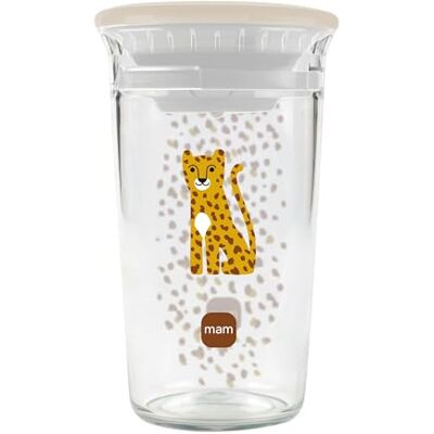 MAM Easy to Drink Cup, Vaso de Aprendizaje 360º, a partir de 8 Meses, 290ml, para una Fácil Transición al Vaso Normal, con Sistema 360º Antiderrames y Tapa de Transporte, Neutro, Pack 1UD MAM Easy to Drink Cup, Vaso de Aprendizaje 360º, a partir de 8 Meses, 290ml, para una Fácil Transición al Vaso Normal, con Sistema 360º Antiderrames y Tapa de Transporte, Neutro, Pack 1UD