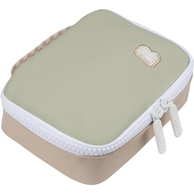 Béaba , Bolsa isotérmica para comida, Lunch box, Caja para Merienda, Isotérmica, Waterproof, Etiqueta Nombre, Capacidad 2,7L, Cremallera Grande, Efecto Goma, Faro, Verde Gris Béaba , Bolsa isotérmica para comida, Lunch box, Caja para Merienda, Isotérmica, Waterproof, Etiqueta Nombre, Capacidad 2,7L, Cremallera Grande, Efecto Goma, Faro, Verde Gris