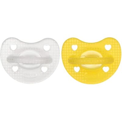 Chicco PhysioForma Gommotto Luxe, Chupete de Silicona 2-6 Meses, Set de Chupetes Suaves y Delicados, Apoyan la Respiración Fisiológica y Fomentan el Correcto Desarrollo de la Boca, 2 Piezas Chicco PhysioForma Gommotto Luxe, Chupete de Silicona 2-6 Meses, Set de Chupetes Suaves y Delicados, Apoyan la Respiración Fisiológica y Fomentan el Correcto Desarrollo de la Boca, 2 Piezas