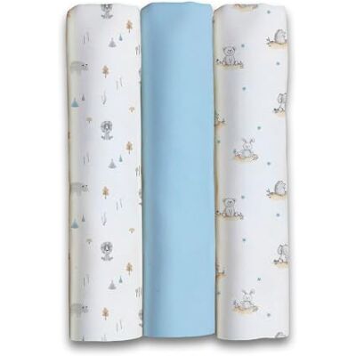 Interbaby Pack 3 Gasas bebé Muselina Color: 1 Talla: Unic Interbaby Pack 3 Gasas bebé Muselina Color: 1 Talla: Unic