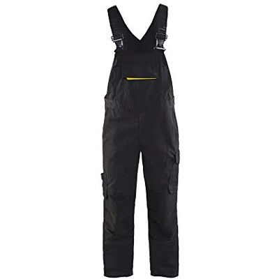 BLÅKLÄDER Blaklader 13309933D116 Babero elástico (talla D116), color negro y amarillo BLÅKLÄDER Blaklader 13309933D116 Babero elástico (talla D116), color negro y amarillo