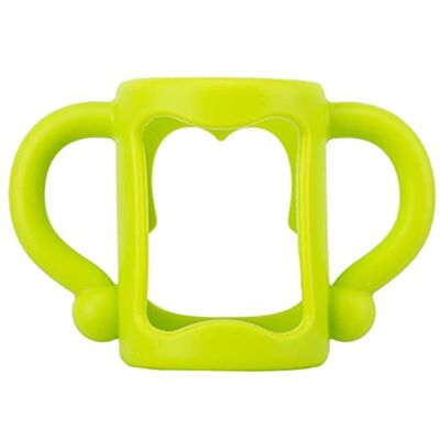 Fukamou Mango para leche Soporte para biberón silicona Enseñe los bebés sostener su propio biberón, soporte para biberones, ayual bebé pasar del biberón al vaso Fukamou Mango para leche Soporte para biberón silicona Enseñe los bebés sostener su propio biberón, soporte para biberones, ayual bebé pasar del biberón al vaso