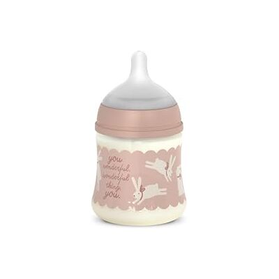 SUAVINEX , Biberón 150 ml con Tetina Fisiológica SX Pro de Silicona, con Válvula Anticólicos, de Flujo Lento (S) para Leche Materna y Artificial o Agua, Bebés +0 Meses, Recién Nacidos, Wonder Rosa SUAVINEX , Biberón 150 ml con Tetina Fisiológica SX Pro de Silicona, con Válvula Anticólicos, de Flujo Lento (S) para Leche Materna y Artificial o Agua, Bebés +0 Meses, Recién Nacidos, Wonder Rosa