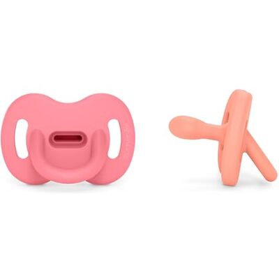 SUAVINEX , Pack 2 Chupetes Todo Silicona, Bebés 0/6 Meses y Recién Nacidos, Tetina Fisiológica Sx Pro, Blandito y Flexible, Ideal Dormir, Respeta el Desarrollo Bucodental, Colour Essence, Rosa SUAVINEX , Pack 2 Chupetes Todo Silicona, Bebés 0/6 Meses y Recién Nacidos, Tetina Fisiológica Sx Pro, Blandito y Flexible, Ideal Dormir, Respeta el Desarrollo Bucodental, Colour Essence, Rosa