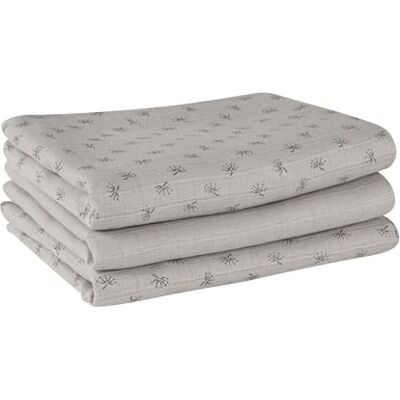 roba Conjunto de 3 Pañales de Tela Orgánicos Lil Planet 80 x 80 cm Reutilizable y Lavable Muselina Certificados GOTS y Oeko-Tex 100 Gris roba Conjunto de 3 Pañales de Tela Orgánicos Lil Planet 80 x 80 cm Reutilizable y Lavable Muselina Certificados GOTS y Oeko-Tex 100 Gris
