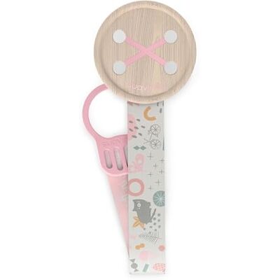 SUAVINEX , Chupetero de Tela para Bebé, Cinta con Diseño a Doble Cara, Cadena Chupete Bebé, Sujeta Chupete Clip con Pinza. Para Bebés +0 Meses, Apto Recién Nacido, Walk Rosa SUAVINEX , Chupetero de Tela para Bebé, Cinta con Diseño a Doble Cara, Cadena Chupete Bebé, Sujeta Chupete Clip con Pinza. Para Bebés +0 Meses, Apto Recién Nacido, Walk Rosa