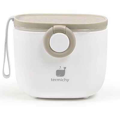 Termichy Porcionador de Leche en Polvo para Bebé, Dispensador de Leche en Polvo, 250g Contenedor Portátil Hermético para Leche en Polvo para Viaje, con Raspador y Cuchara (Caqui,1 Pieza) Termichy Porcionador de Leche en Polvo para Bebé, Dispensador de Leche en Polvo, 250g Contenedor Portátil Hermético para Leche en Polvo para Viaje, con Raspador y Cuchara (Caqui,1 Pieza)