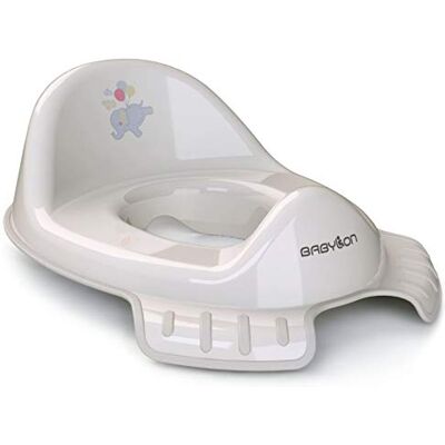 BABYLON Flipper Reductor WC Infantil, Adaptador WC, antideslizante, Gris BABYLON Flipper Reductor WC Infantil, Adaptador WC, antideslizante, Gris