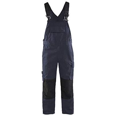 BLÅKLÄDER Blaklader 13308699D100 Babero elástico (talla D100), color azul marino y negro BLÅKLÄDER Blaklader 13308699D100 Babero elástico (talla D100), color azul marino y negro