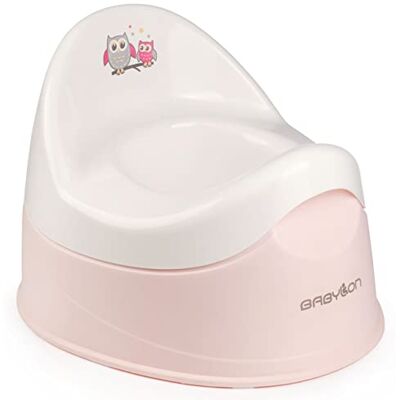 BABYLON Duet Orinal Infantil con cubo extraíble, desde 1 año, Rosa BABYLON Duet Orinal Infantil con cubo extraíble, desde 1 año, Rosa