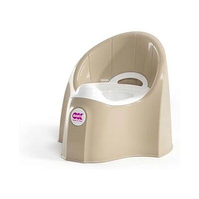 OKBABY Pasha Orinal infantil con asiento anatómico y respaldo elevado Arena OKBABY Pasha Orinal infantil con asiento anatómico y respaldo elevado Arena