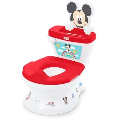 Bright Starts , Disney Baby Orinal 2 en 1 Mickey Mouse, con Sonidos Realistas de Descarga, Música y Aplausos, Pegatinas Personalizables, Rojo Bright Starts , Disney Baby Orinal 2 en 1 Mickey Mouse, con Sonidos Realistas de Descarga, Música y Aplausos, Pegatinas Personalizables, Rojo
