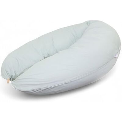 HOBEA-Germany Almohada de Lactancia 190 cm x 76 cm XXL Almohada de Embarazo Almohada para Dormir de Lado con Funda de algodón orgánico (Verde Pastel) HOBEA-Germany Almohada de Lactancia 190 cm x 76 cm XXL Almohada de Embarazo Almohada para Dormir de Lado con Funda de algodón orgánico (Verde Pastel)