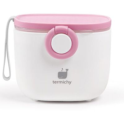 Termichy Porcionador de Leche en Polvo para Bebé, Dispensador de Leche en Polvo , Recipiente Portátil Hermético de 250g para Leche en Polvo para Viaje, con Raspador y Cuchara (Rosa Profundo,1 Pieza) Termichy Porcionador de Leche en Polvo para Bebé, Dispensador de Leche en Polvo , Recipiente Portátil Hermético de 250g para Leche en Polvo para Viaje, con Raspador y Cuchara (Rosa Profundo,1 Pieza)
