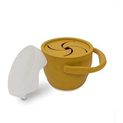 Interbaby Porta Snacks Infantil Silicona Fiambrera Infantil Antiderrame, Resistente, para Niños Pequeños Taza Infantil Cómoda, Plegable, Ajustable, Sin BPA Ocre Tierra Interbaby Porta Snacks Infantil Silicona Fiambrera Infantil Antiderrame, Resistente, para Niños Pequeños Taza Infantil Cómoda, Plegable, Ajustable, Sin BPA Ocre Tierra